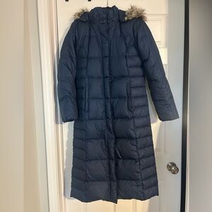 Eddie Bauer Women's Blue Down Puffer Coat